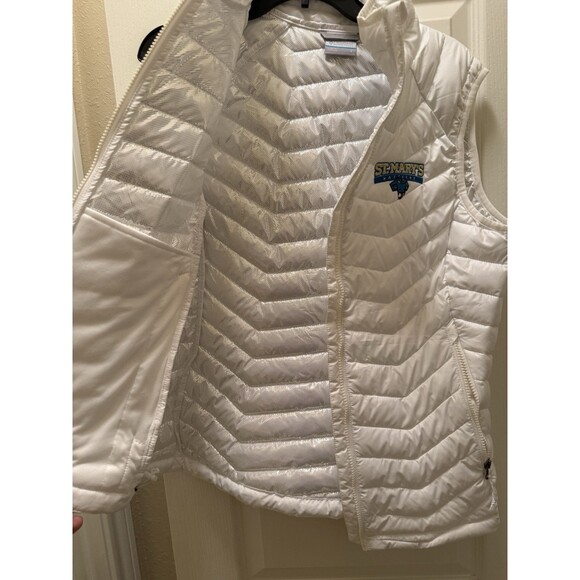 Columbia Women’s Powder Lite Vest White Size L St. Mary’s NWT - Picture 4 of 4